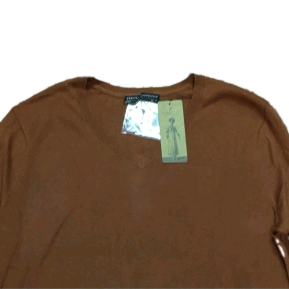 Peruvian Connection Wembley V-Neck Cotton Pullover Sweater - Picture 2 of 10